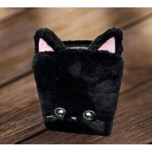 Na Na Na Surprise 3-in-1 Backpack Empty Black Kitty Cat Hardcase Anime Faux Fur